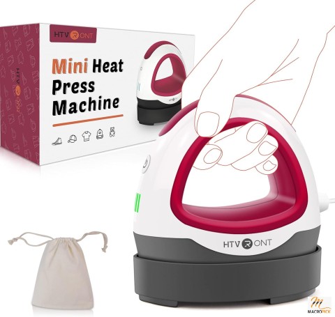 Mini Heat Press Machine for T-shirts - With 3 Heating Modes