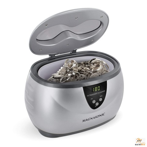 Professional Ultrasonic Jewelry Cleaner with Digital Time Display & Time Presets