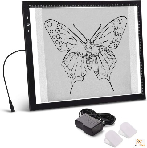 Tracing Light Pad for Artists - Super Slim Tracing Light Board - Dimmer Up and Down Button For  Brightness Control