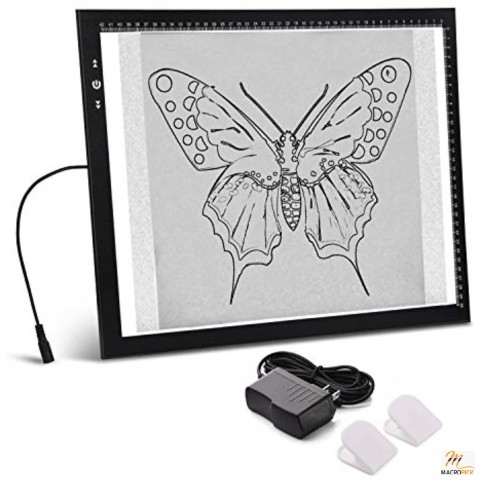 Tracing Light Pad for Artists - Super Slim Tracing Light Board - Dimmer Up and Down Button For  Brightness Control
