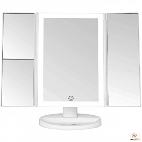 LED Makeup Mirror with Lights and Touch Screen Dimming