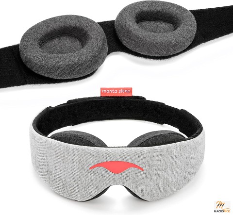 Sleep Mask - 100% Blackout Sleeping Mask - Soft And Adjustable Design For Eyes Comfort