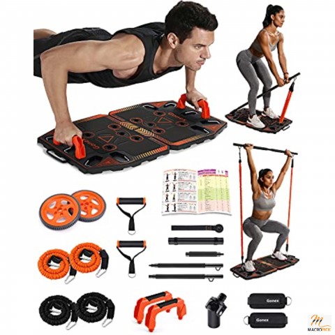Portable Home Gym Workout Equipment with 14 Exercise Accessories