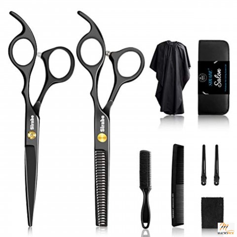 10 PCS Hair Cutting Scissors Set, Professional Haircut Scissors Kit