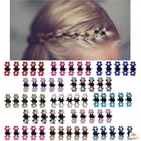 65pcs Mini Hair Clips No-Slip Grip