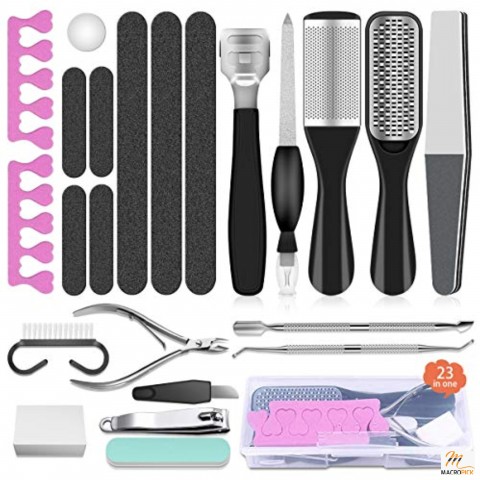 23 in 1 Pedicure Kit,Professional Pedicure Tools Set