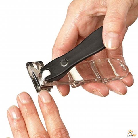 EZ Grip 360 Degree Rotary Stainless Steel Sharp Blade Fingernail Toenail Clipper, Trimmer And Cutter