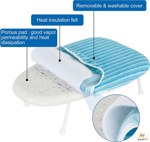 Tabletop Ironing Board with Folding Legs,Portable Mini Ironing Board