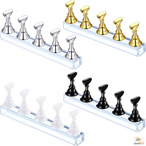 4 Sets Acrylic Nail Display Stand Nail Tip Holder