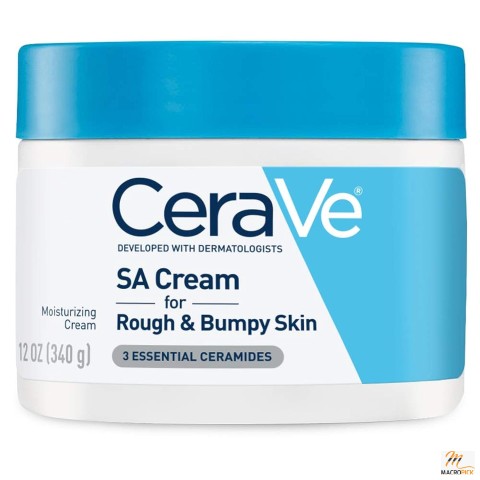 CeraVe Exfoliating Body Cream: Salicylic & Lactic Acid, Hyaluronic Acid, Niacinamide, Ceramides - Fragrance-Free, Allergy-Tested | 12oz