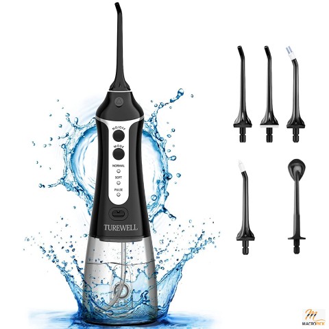 IPX7 Waterproof 3 Modes Water Cordless Oral Irrigator Flosser Teeth Cleaner