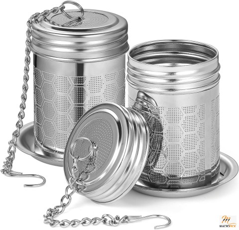 2 Pack Tea Infuser-Tea Strainer for Loose Leaf Tea & Cooking Infuser of Extra Fine Mesh