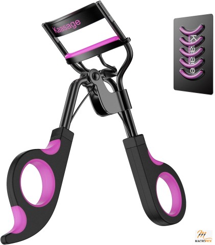 Kaasage Eyelash Curler + 5 Silicone Pads - Achieve Perfect Curls in Just 5 Seconds!