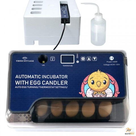 Egg Incubator with Automatic Egg Turning Turner Small Egg Hatcher Machine