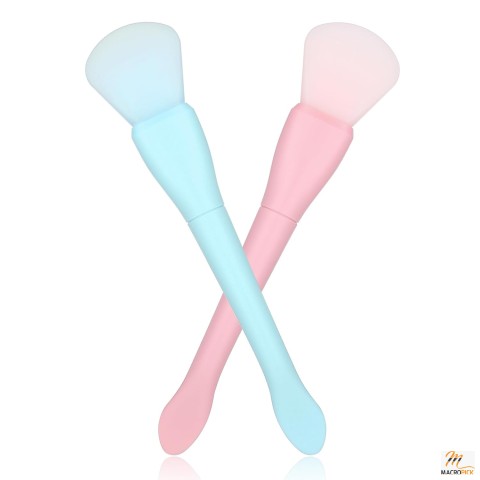 Face Mask Brush 2 PCS Silicone/Mask Beauty Tool Soft/Hairless Body Lotion And Body Butter Applicator Tools