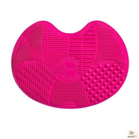 Silicone Makeup Cleaning Brush/Scrubber Mat Portable Washing Tool Cosmetic Brush Cleaner with Suction Cup