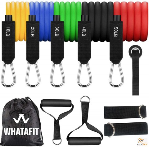 Resistance Bands Set For Exercise - Different Color Adjustable Resistance bands - Strong Wear Resistance And Great Elasticity