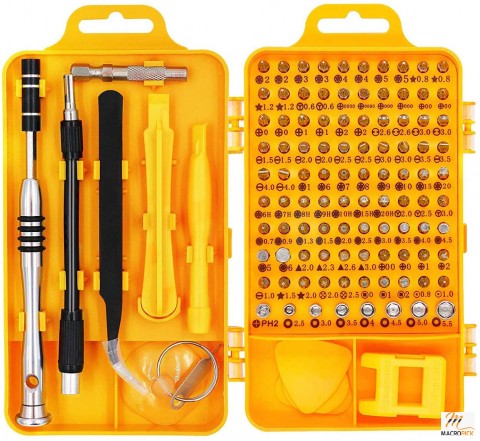 Precision Screwdriver Set Magnetic - Professional 110 in 1 Screw driver Tools Sets - PC Repair Tool Kit for Mobile Phone/Tablet/Computers & Other Electronic Devices