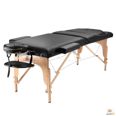 Portable Massage Table with Backrest