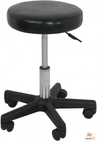 Hydraulic Rolling Stool Chair with Adjustment