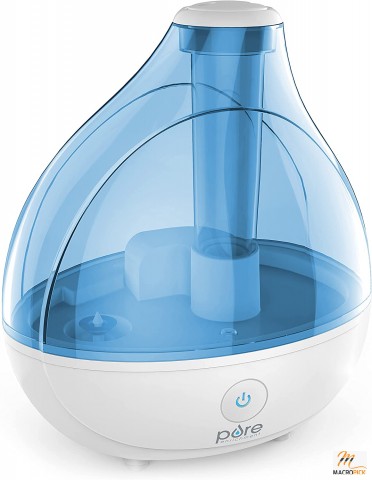 MistAire™ Ultrasonic Cool Mist Humidifier: Quiet Air Humidifier for Bedroom, Nursery, Office, & Indoor Plants - Long-lasting, Up To 25 Hours of Mist