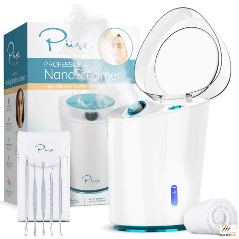 4-in-1 Nano Ionic Facial Steamer for Women