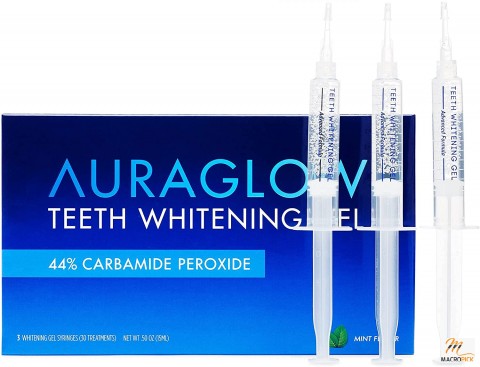 Refill Pack for Teeth Whitening Gel Syringes, 3 x 5 ml Syringes