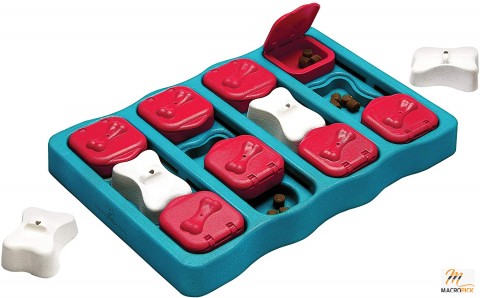 Nina Ottosson Intermediate Dog Brick: Interactive Treat Puzzle Toy for Dogs - Engaging and Fun Canine Enrichmen