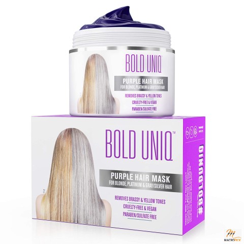 Purple Hair Mask for Blonde,Platinum & Silver Hair