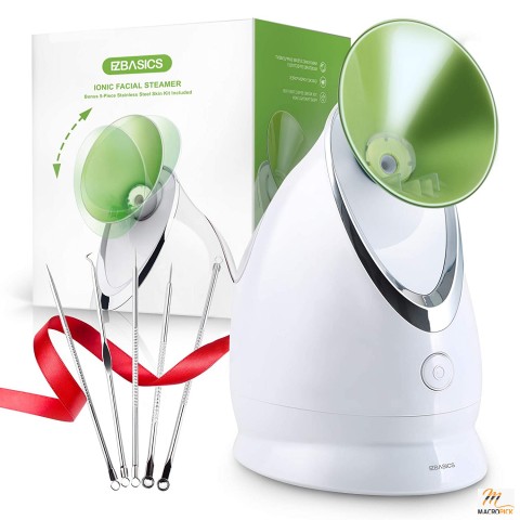 Ionic Face Steamer for Home Facial,Warm Mist Humidifier Atomizer