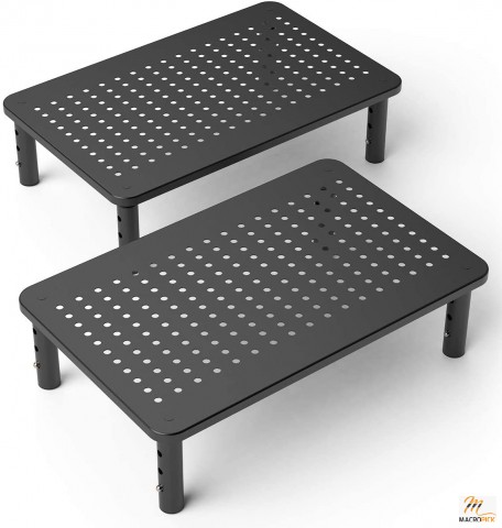 High-Quality Laptop PC Monitor Stands,2 Pack,Fashionable Riser,Non-Skid Rubber