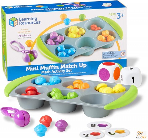 Mini Muffin Match Math Activity Set-76 Pieces from Learning Resources