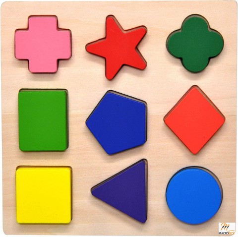 Multicolored Pre-School Educational Wooden Puzzle | Perfect Educational Tool for Your Kids
