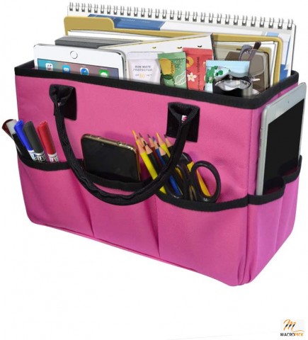 Desktop File Folder Tote and Stock Organize,Fundamentals Art Storage Bag