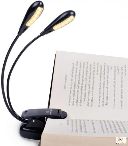 12 LED Rechargeable Warm Book Light/Music Stand Light