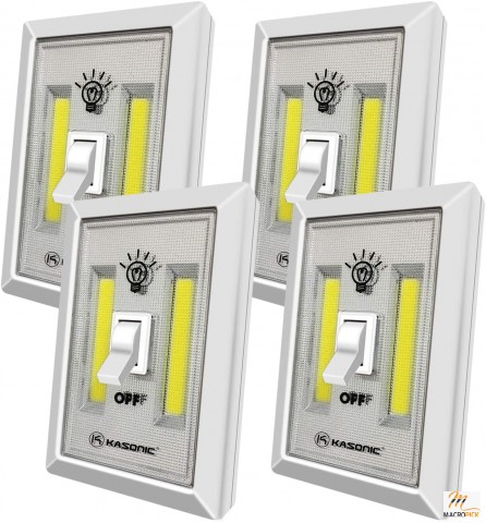 LED Light Switch with LED Night Light,4 Pack