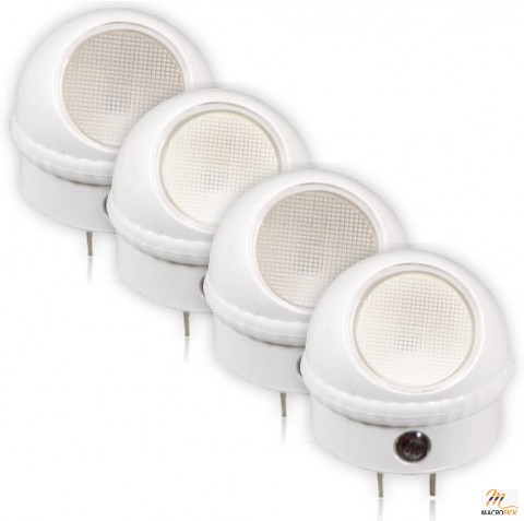 LED Night Light with Dusk to Dawn Sensor,4 Pack