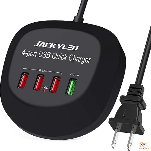 Quick Charge 3.0 and 4 USB Port Charging Hub USB Charger Station