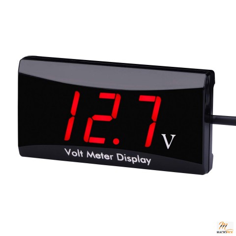 Digital Voltmeter for a 12V Car & Motorcycle