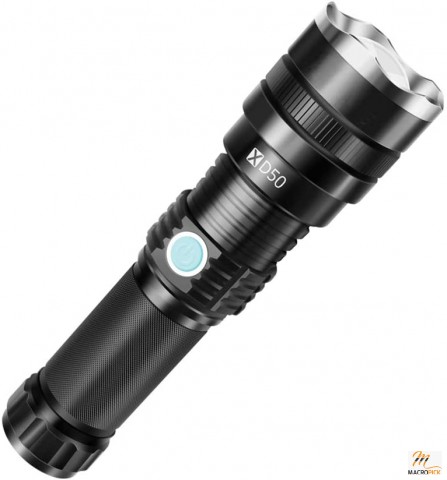 7100 Lumen with 26650 rechargeable Batteries LED Tactical Flashlight