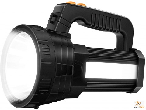 LED Spotlight Flashlight Rechargeable | 6 Light Modes Outdoor Lights