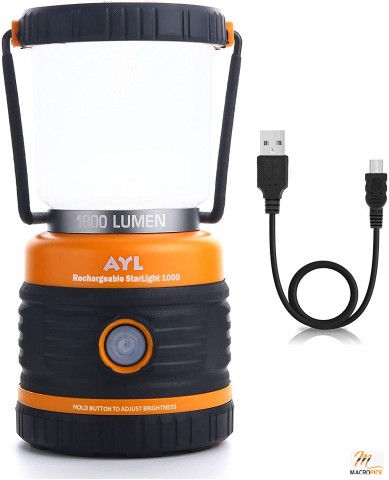 4 Light Modes | Rechargeable LED Camping Lantern,4400mAh Power Bank