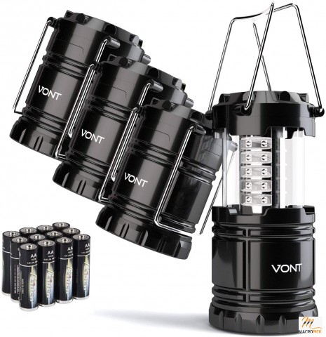 Appropriate Survival Kits | 4 Pack LED Camping Lanterns