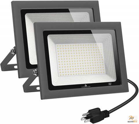 LED Flood Light 50W Outdoor Work Light,2 Pack