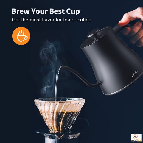 Gooseneck Kettle Temperature Control | Ultra Fast Boiling Electric Kettle