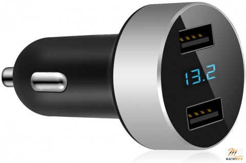 LED Voltage Meter | 2 Ports USB Car Charger