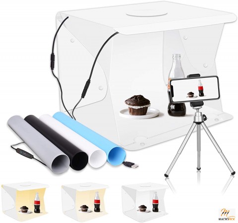 Portable 104 LED Table Top Light Box Studio Shooting Tent