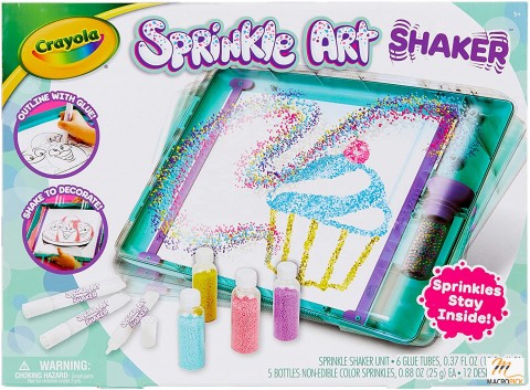 Sprinkle Art Shaker | Creative At Home Activities | Perfect Birthday Gift Set For Kids