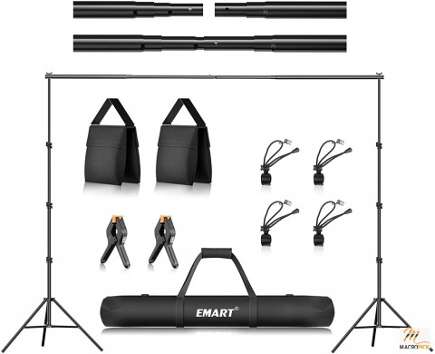 Adjustable Photography | Muslin Background Support System Stand for Picture Backdrops
