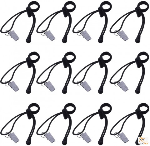 Black-Colored Backdrop Background Clips Holder 12 Pack